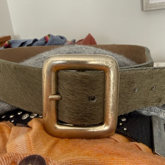 Streets Ahead Accessories - Streets Ahead Gold and Tan Belt